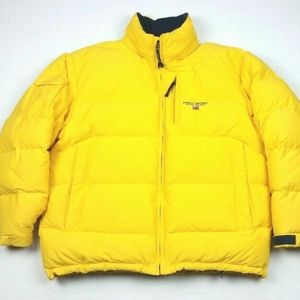 POLO SPORT Ralph Lauren Down Yellow Jacket XL